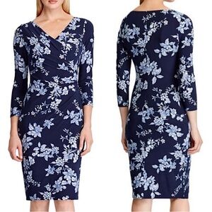 Ralph Lauren navy floral dress